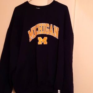 Michigan Wolverines Dark Blue Adult XXL Sweatshirt